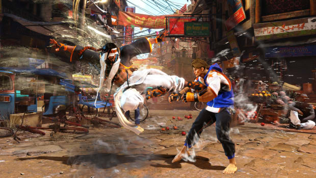Rashid Eagle Kick on Luke in SF6